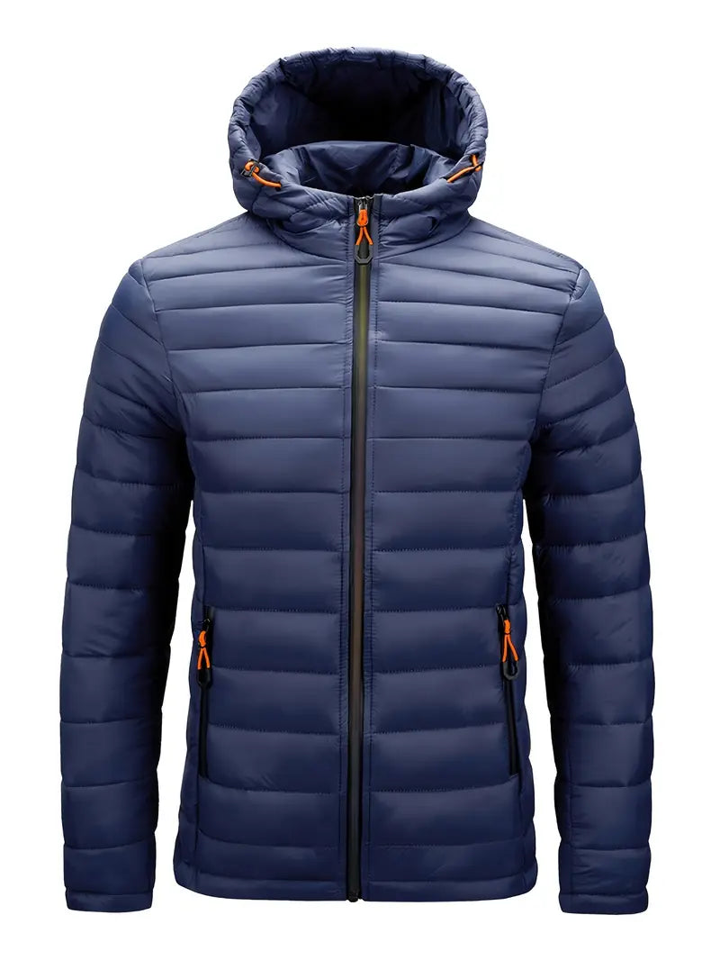 Sportliche Herrenjacke mit Kapuze und Steppdesign - 6
