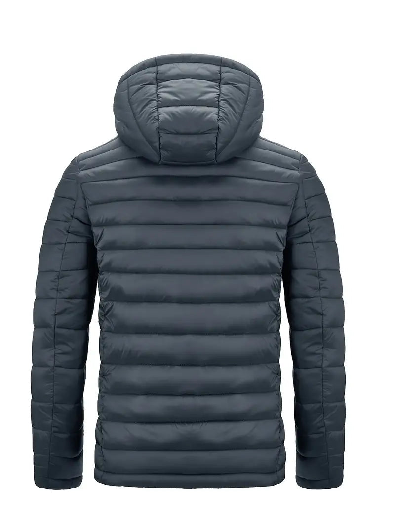 Sportliche Herrenjacke mit Kapuze und Steppdesign - 11