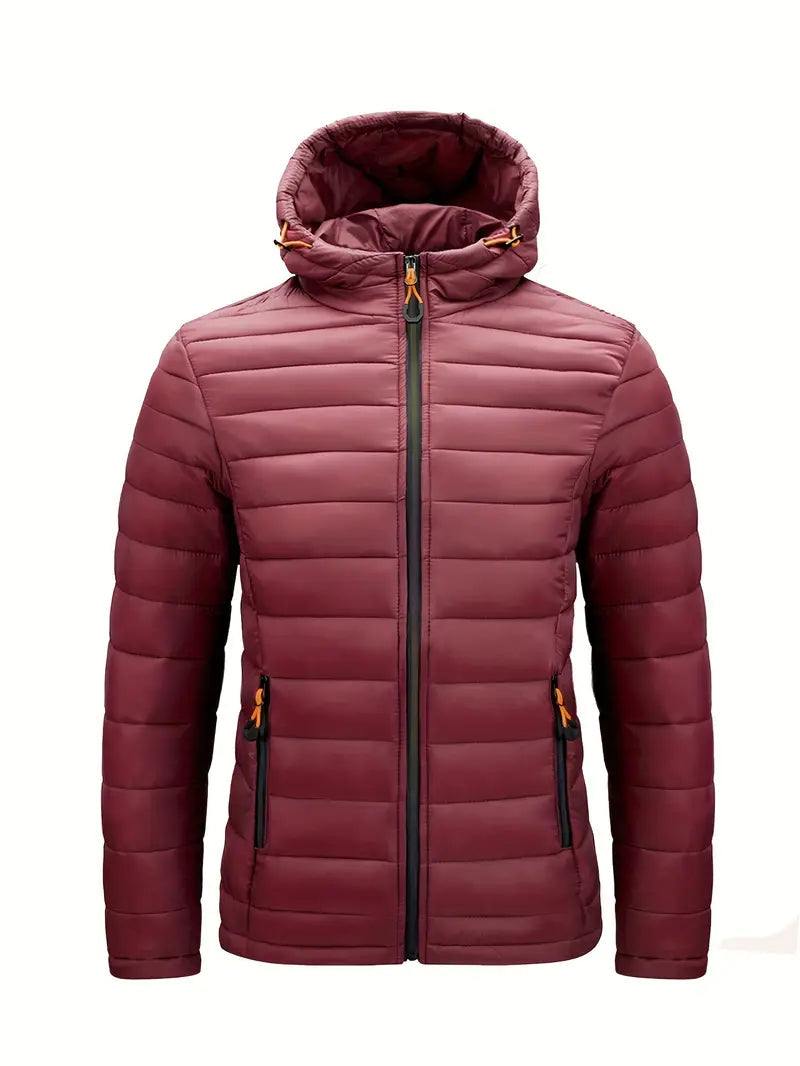 Sportliche Herrenjacke mit Kapuze und Steppdesign - 12