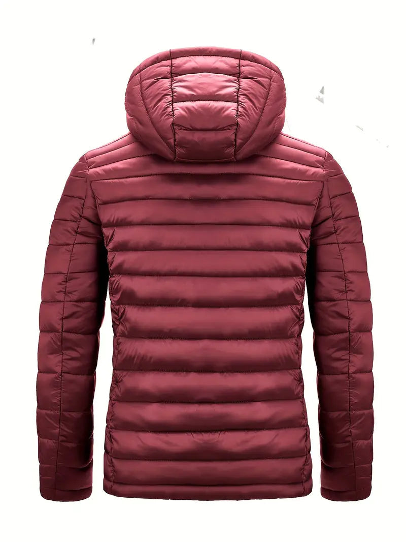 Sportliche Herrenjacke mit Kapuze und Steppdesign - 13