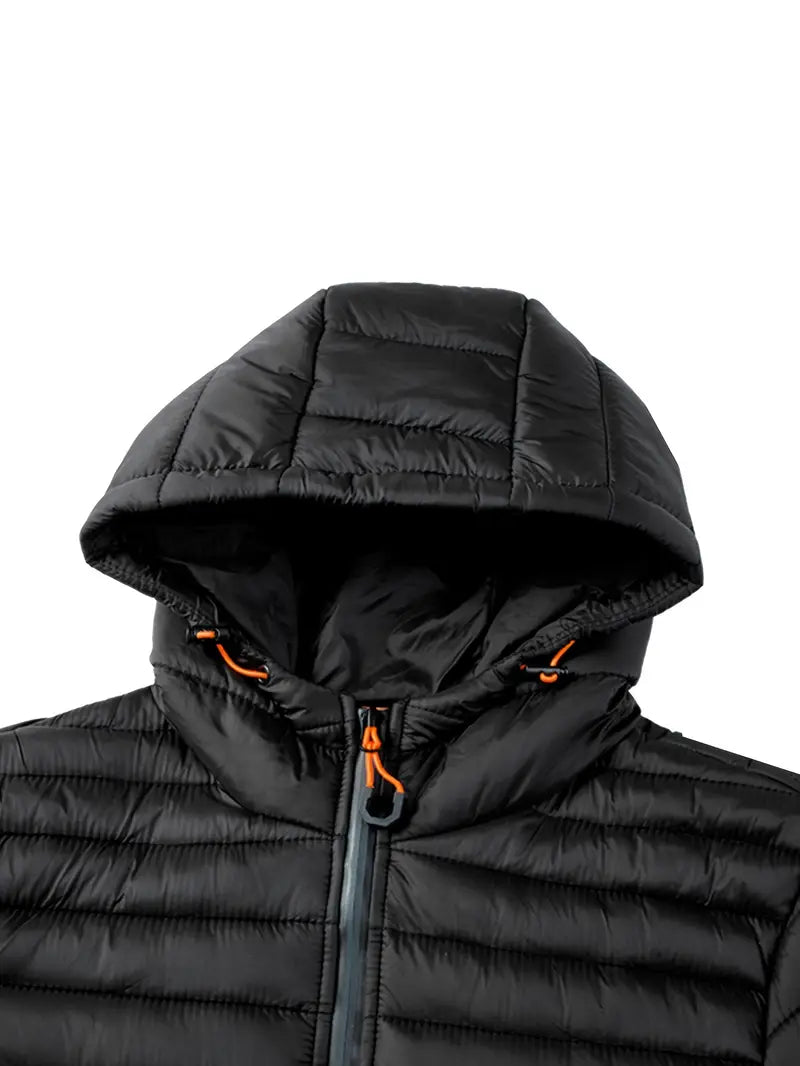 Sportliche Herrenjacke mit Kapuze und Steppdesign - 16