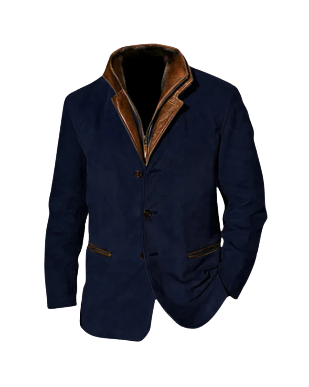 Herrenjacke mit klassischem Schnitt und feinen Details - 2