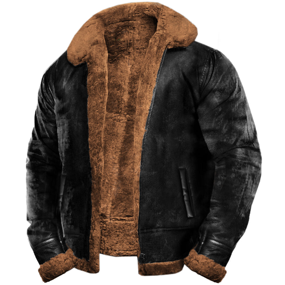 Herrenjacke mit lässigem Schnitt und weichem Innenfutter - 1