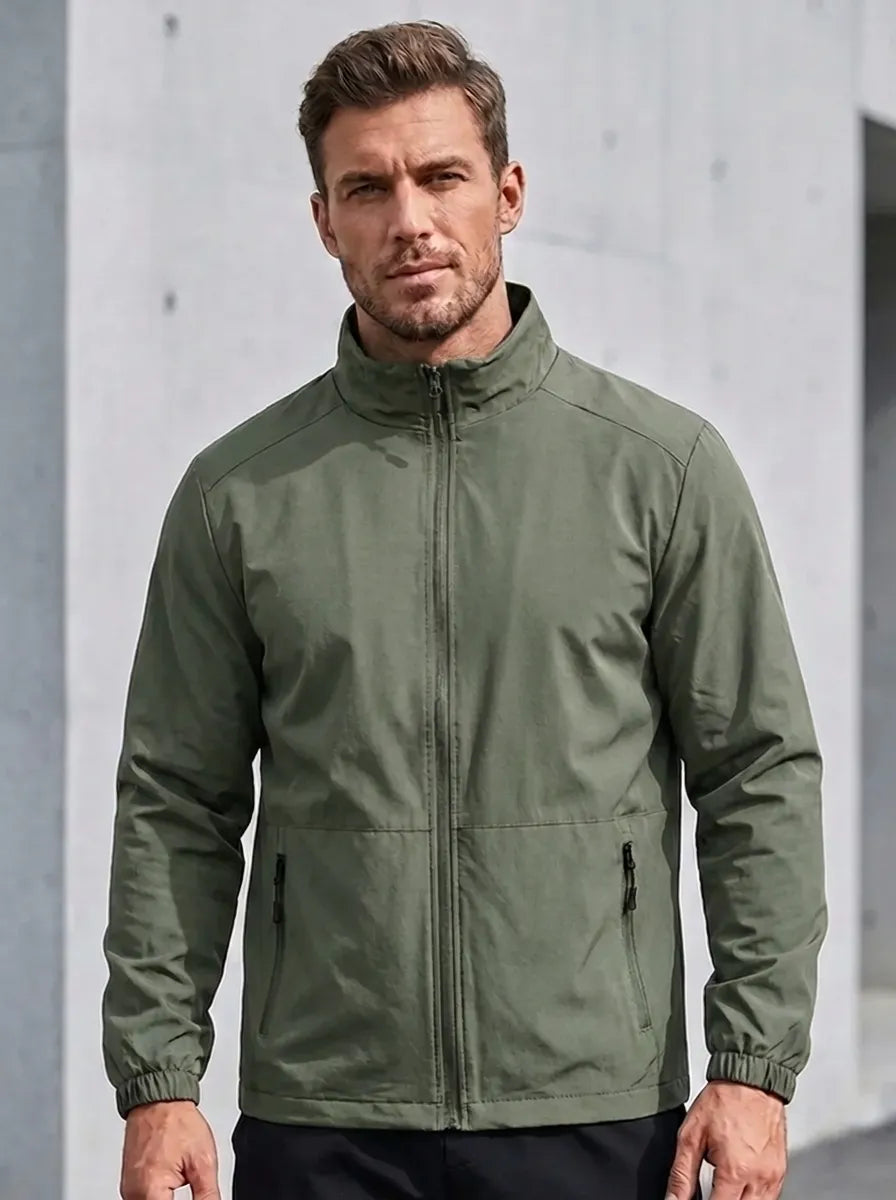 Herrenjacke mit modernem Schnitt und praktischen Taschen - 4