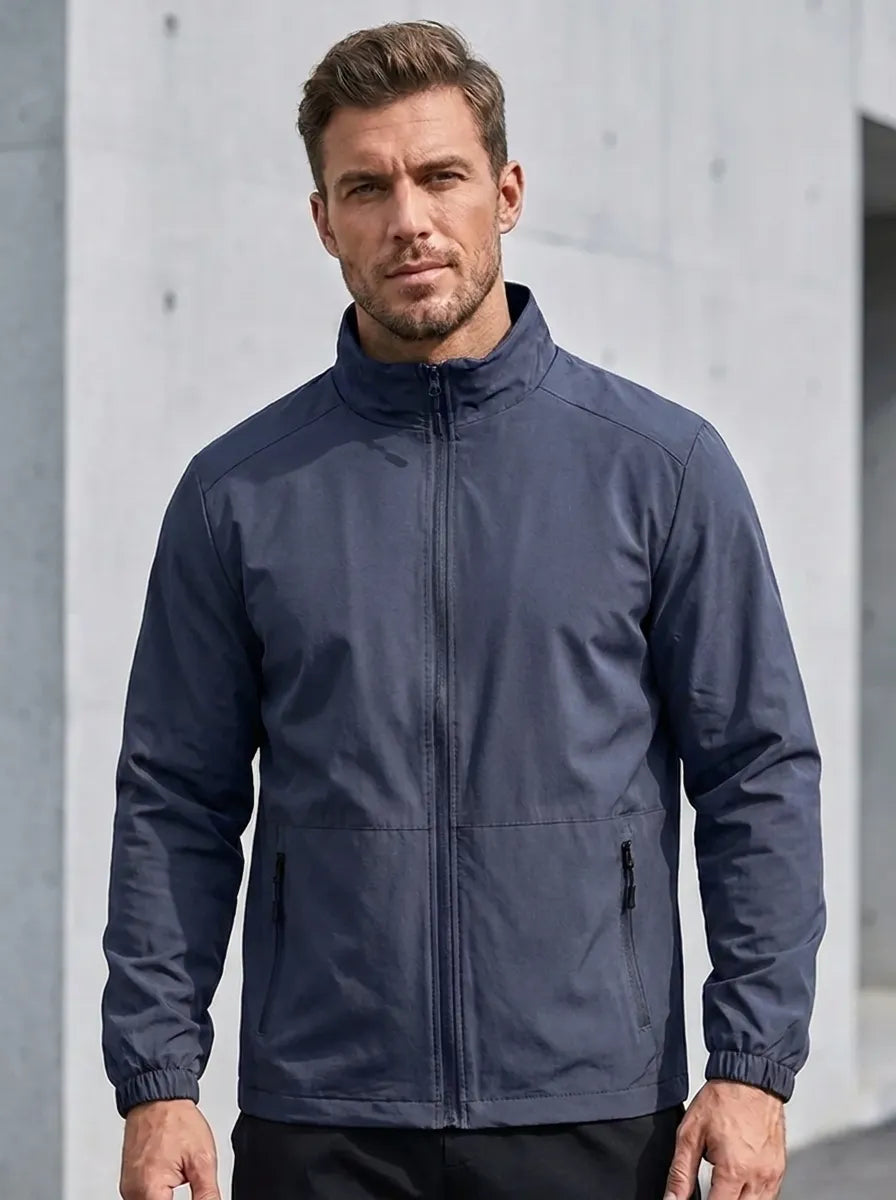 Herrenjacke mit modernem Schnitt und praktischen Taschen - 5