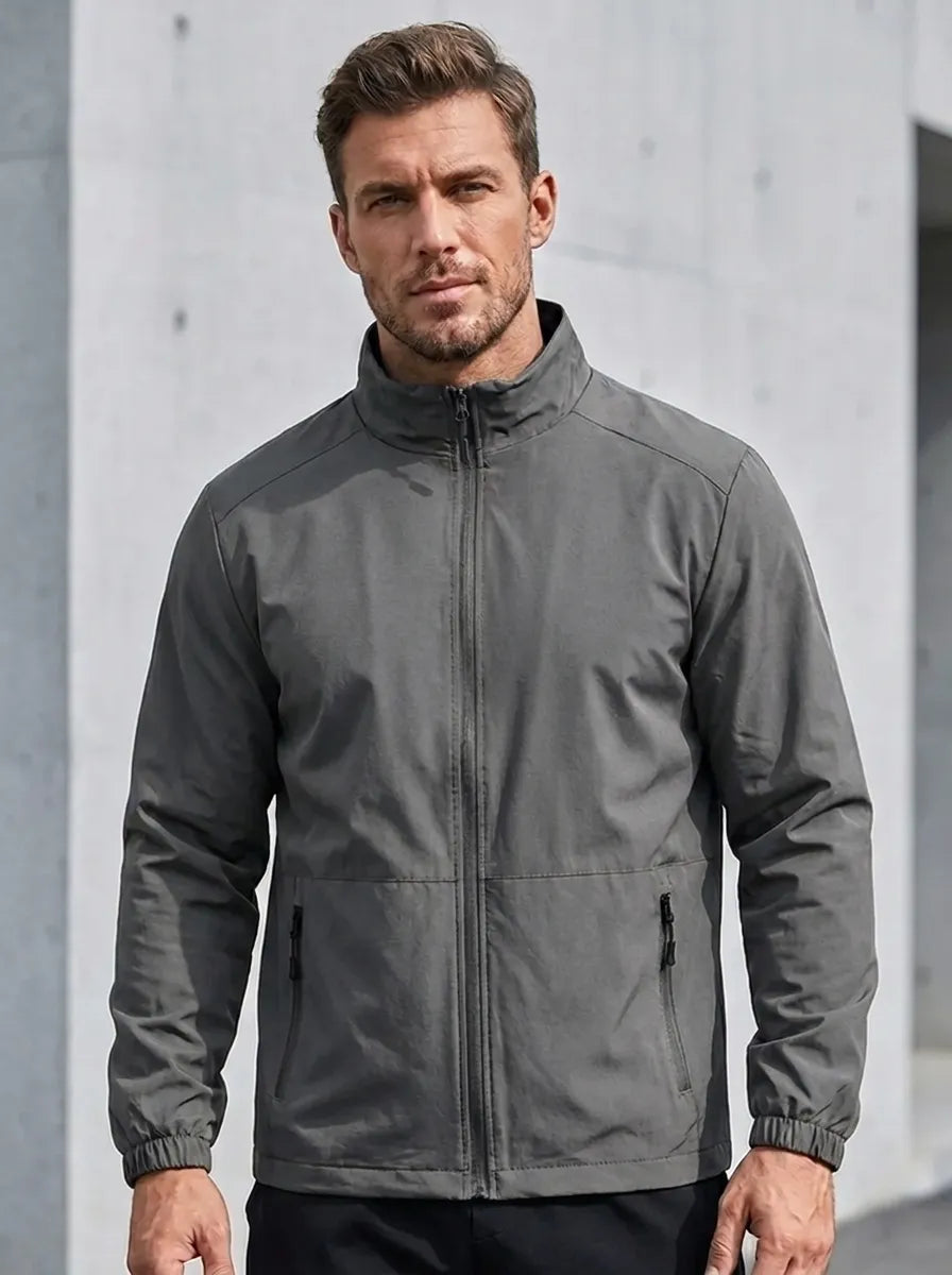 Herrenjacke mit modernem Schnitt und praktischen Taschen - 6