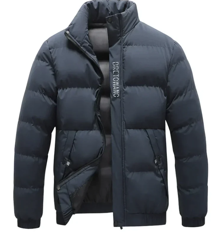 Moderne Herren Winterjacke mit sportlichem Schnitt und praktischen Taschen - 1