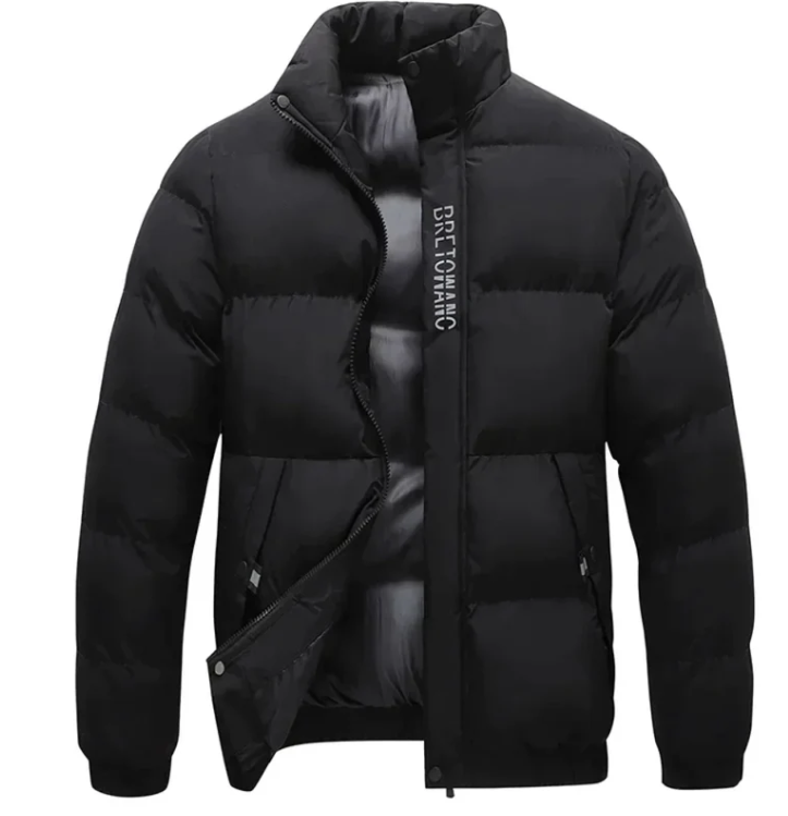 Moderne Herren Winterjacke mit sportlichem Schnitt und praktischen Taschen - 2