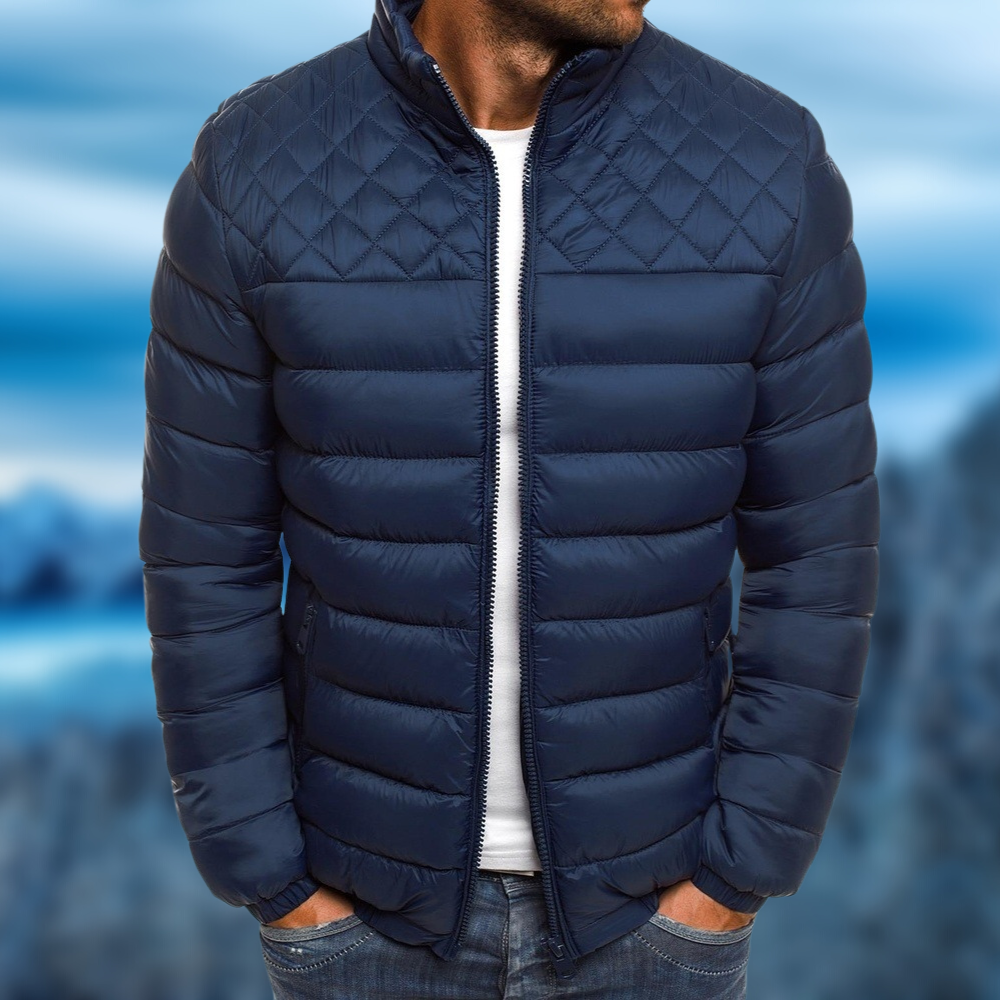 Herren Steppjacke mit modernem Schnitt und praktischen Taschen - 1