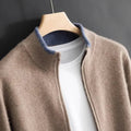 Herren Pullover mit Stehkragen und Reißverschluss - 1