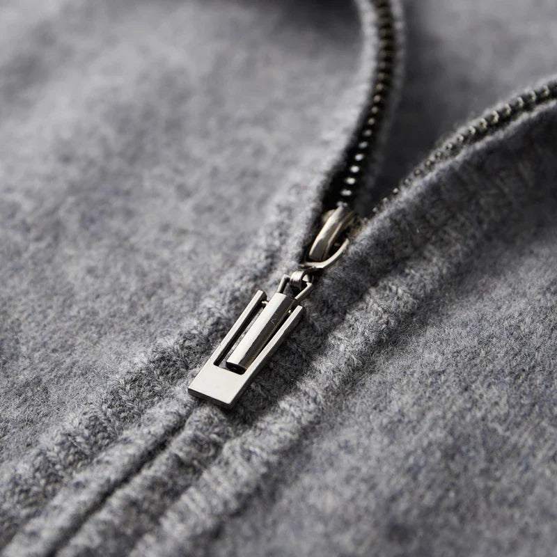 Herren Pullover mit Stehkragen und Reißverschluss - 12