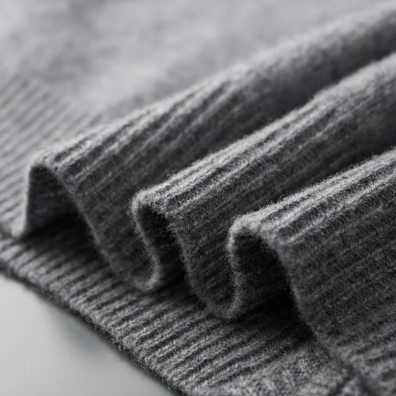 Herren Pullover mit Stehkragen und Reißverschluss - 13
