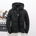 Moderne Herren Winterjacke mit abnehmbarer Kapuze und praktischen Taschen - 3