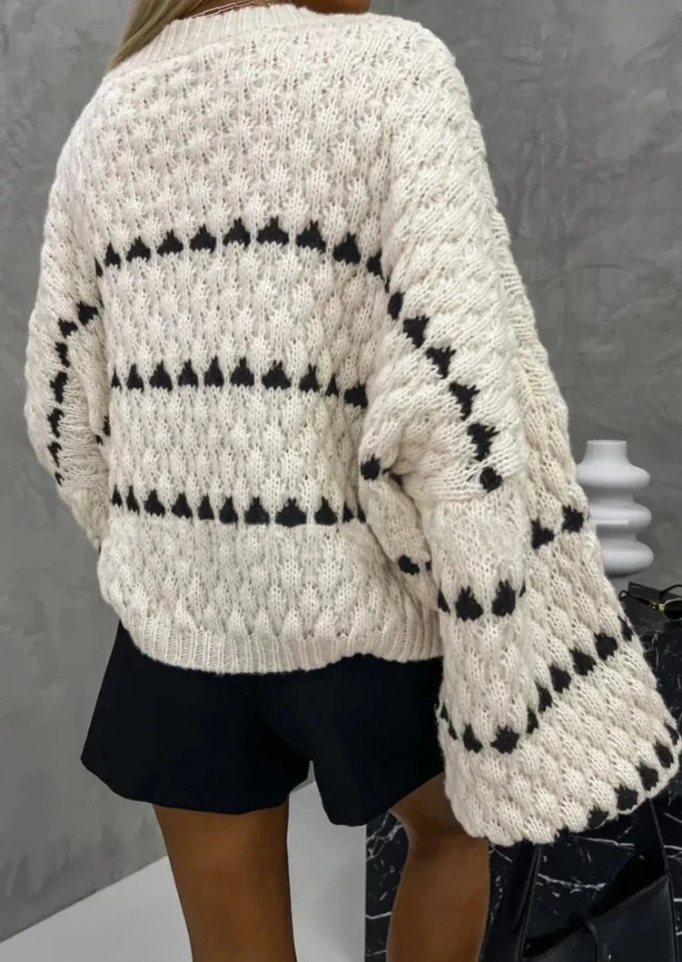 Pullover Damen mit weitem Schnitt und Ballonärmeln - 4