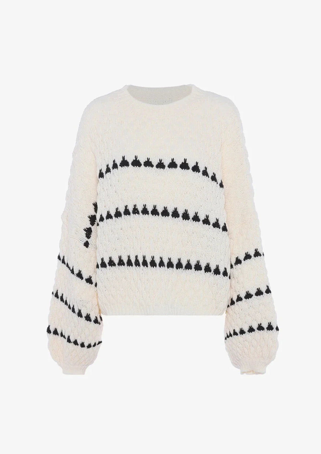 Pullover Damen mit weitem Schnitt und Ballonärmeln - 5