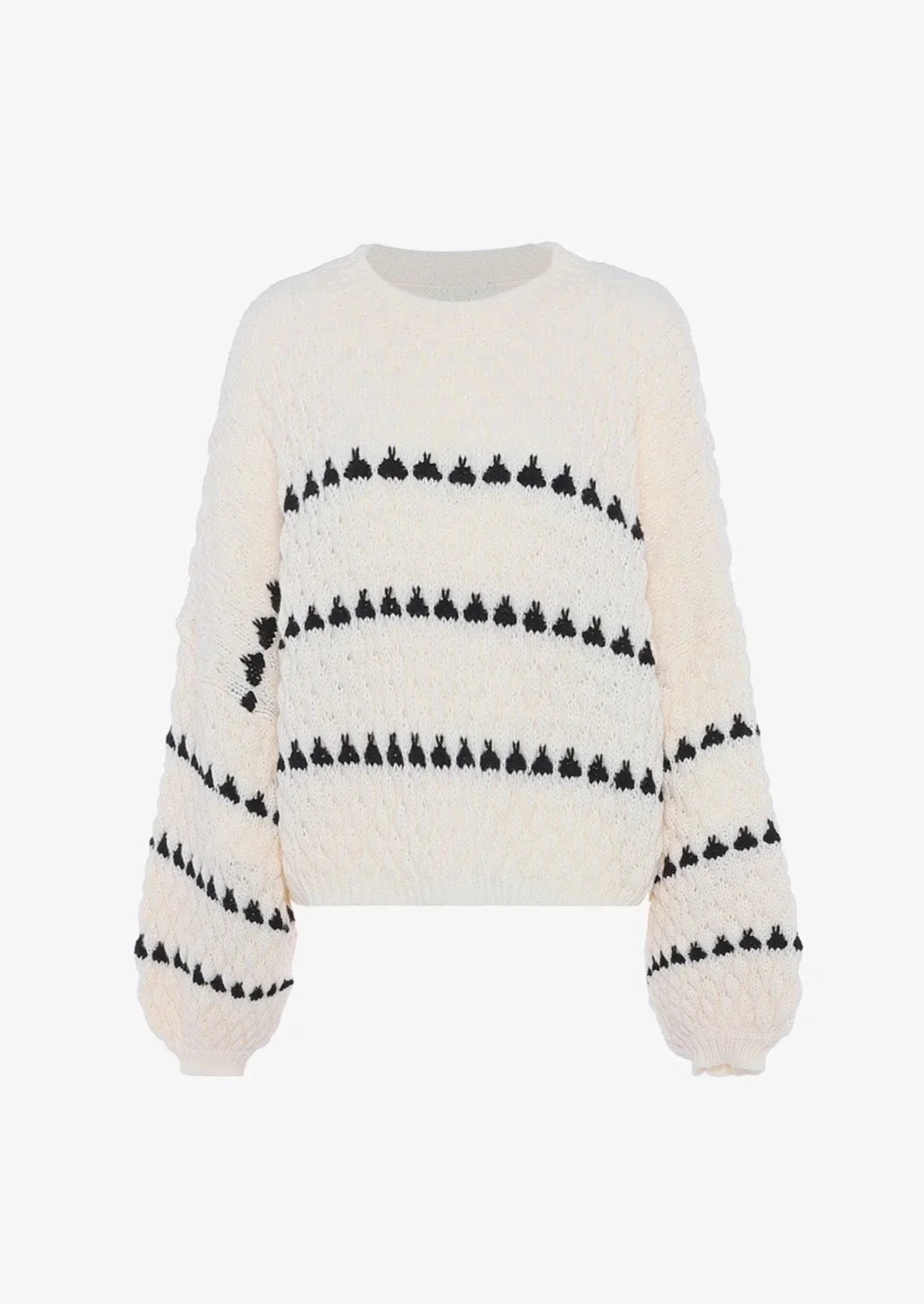 Pullover Damen mit weitem Schnitt und Ballonärmeln - 5
