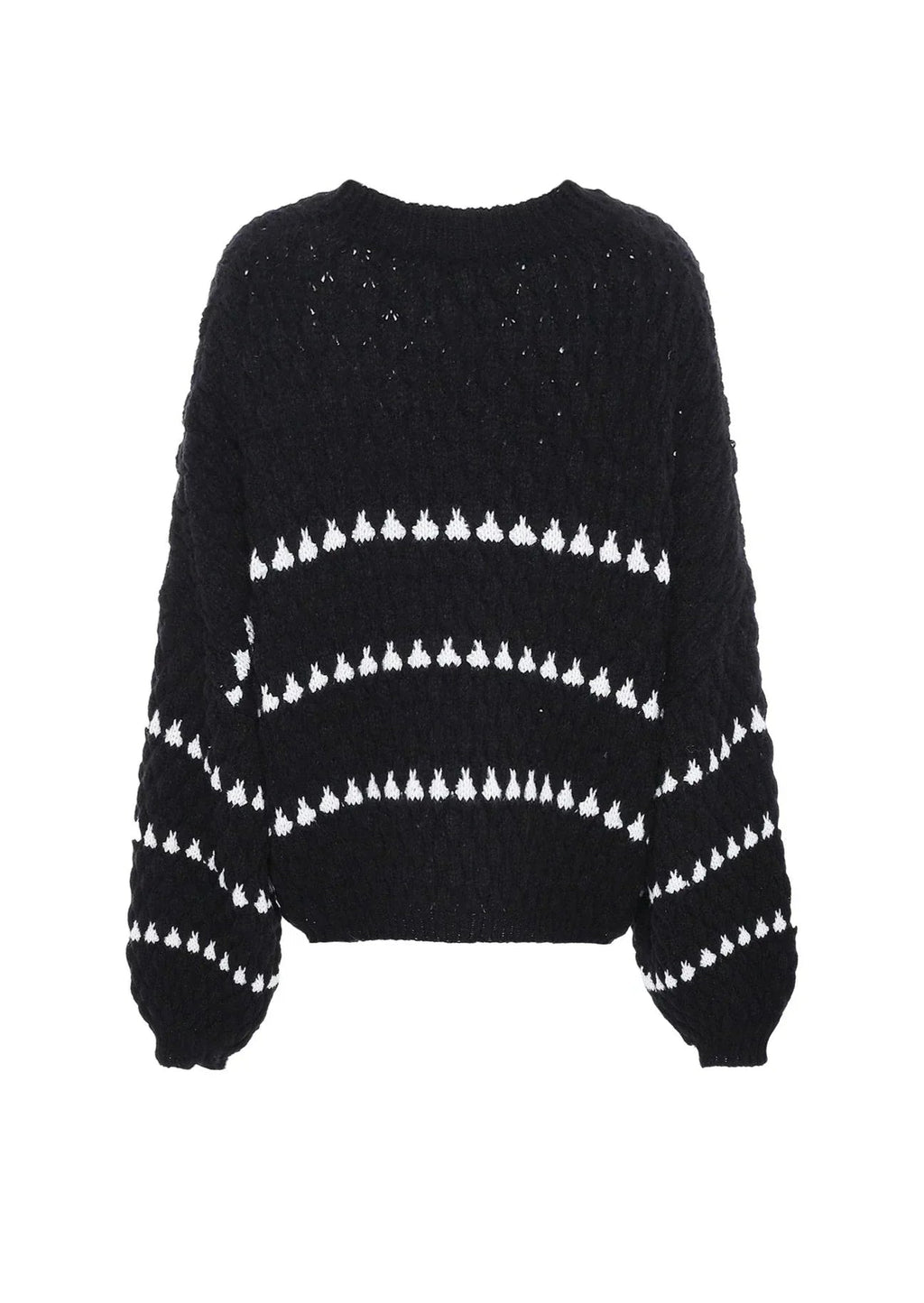 Pullover Damen mit weitem Schnitt und Ballonärmeln - 10