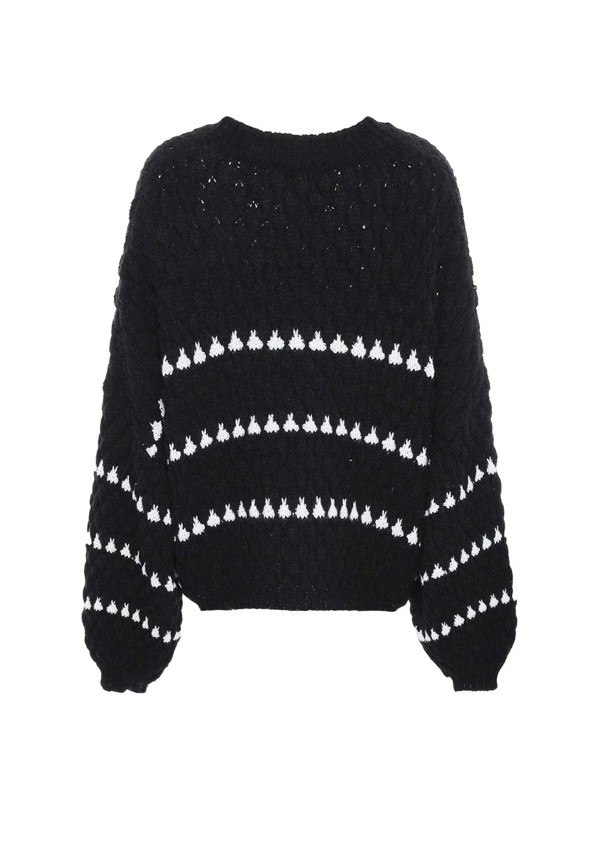Pullover Damen mit weitem Schnitt und Ballonärmeln - 10