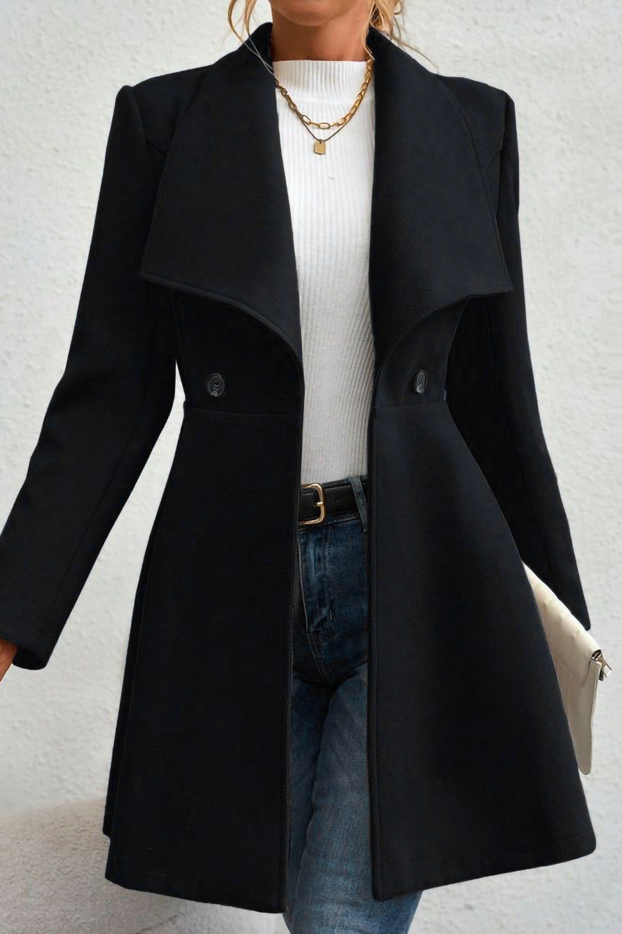 Damenjacke mit taillierter Silhouette und offenem Kragen - 1
