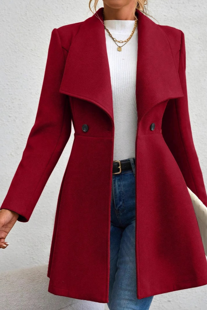 Damenjacke mit taillierter Silhouette und offenem Kragen - 9