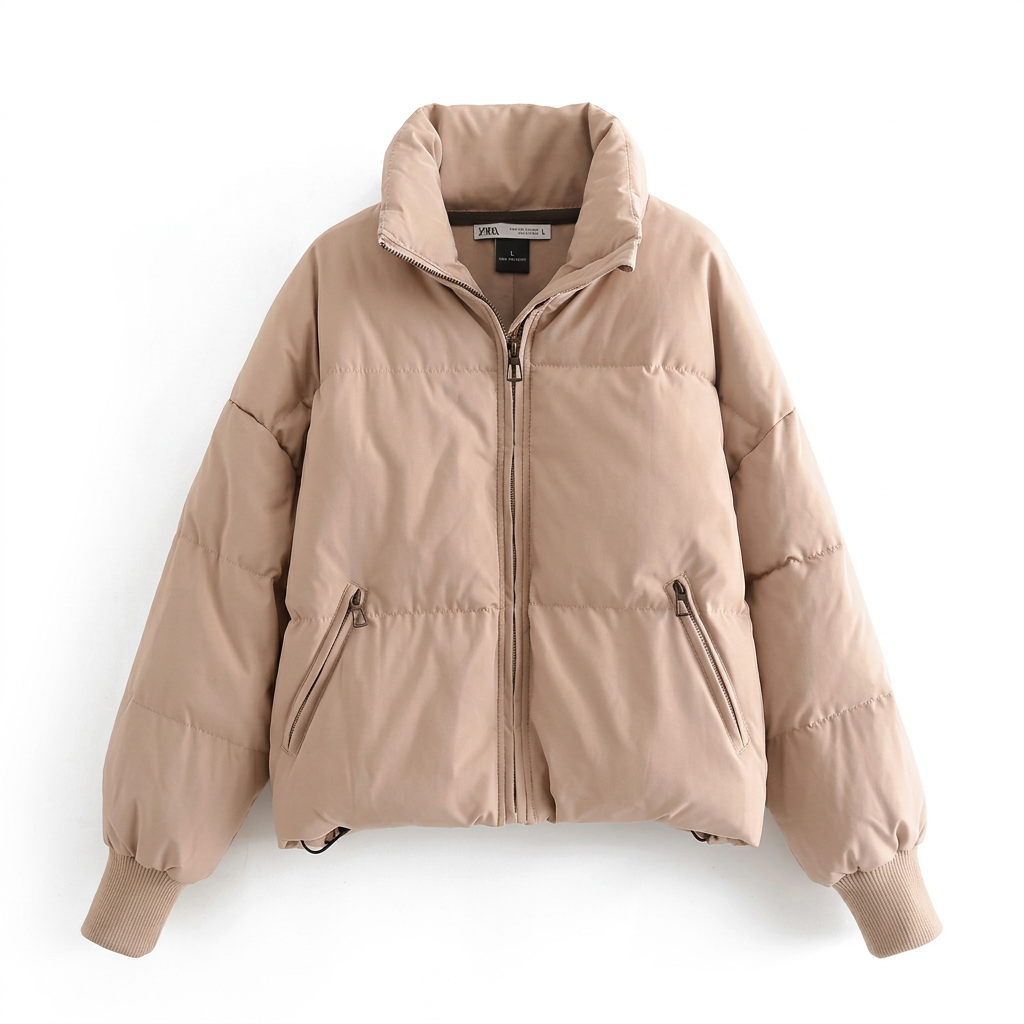 Damenjacke mit Stehkragen und lässiger Passform - 6