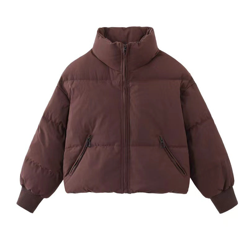Damenjacke mit Stehkragen und lässiger Passform - 8