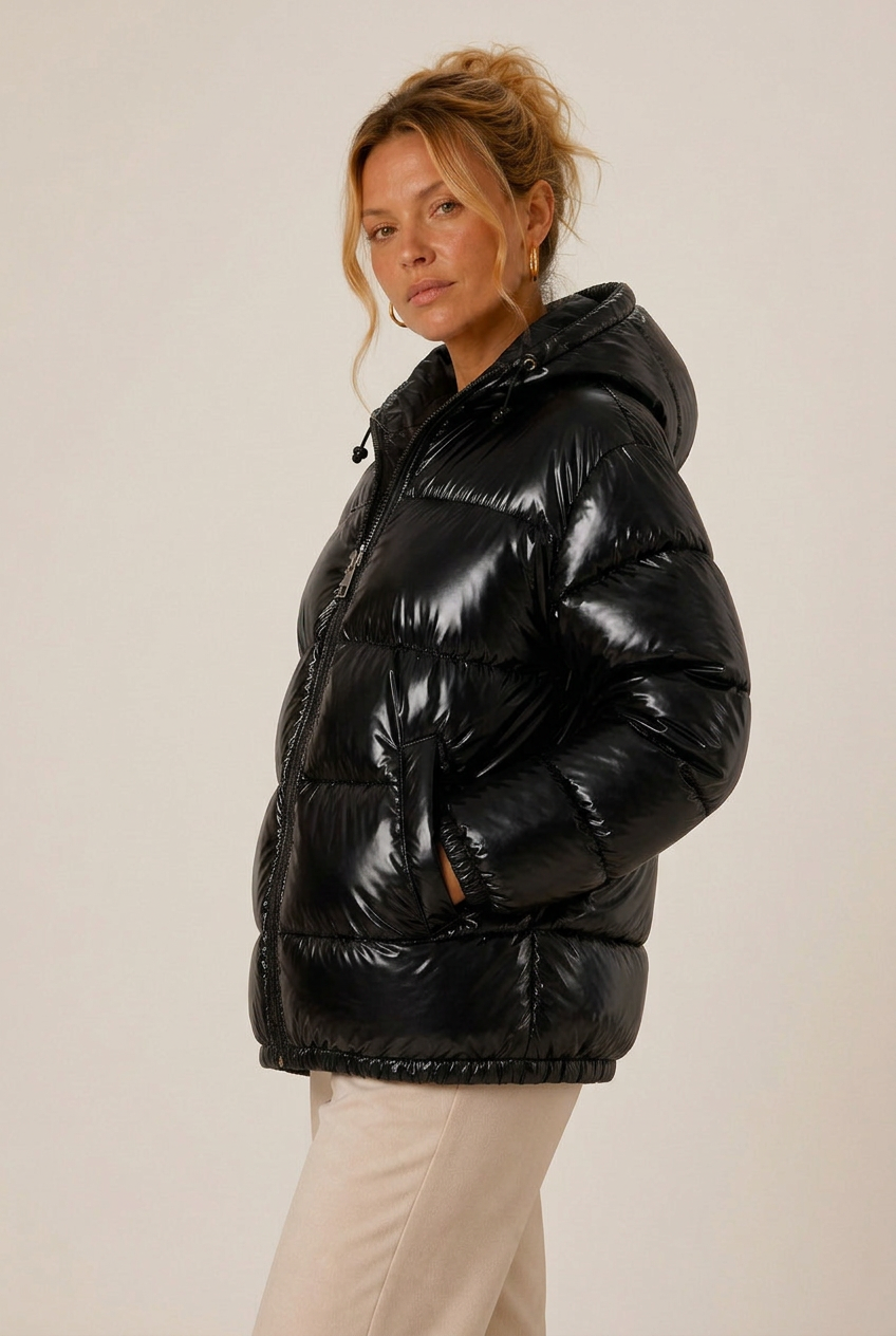 Damenjacke mit Kapuze in lässigem Schnitt und praktischen Taschen - 2