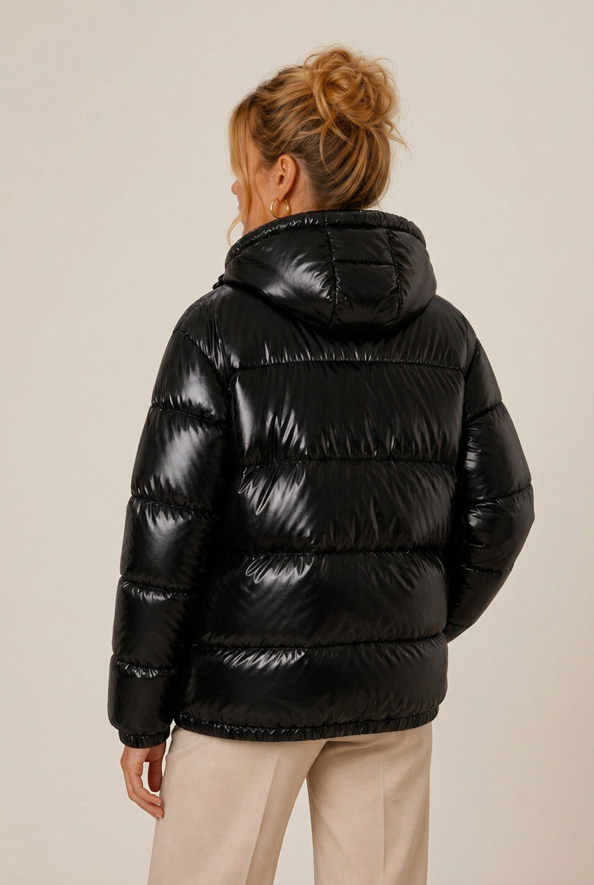 Damenjacke mit Kapuze in lässigem Schnitt und praktischen Taschen - 3