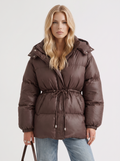 Damenjacke mit Kapuze und taillierter Passform - 1