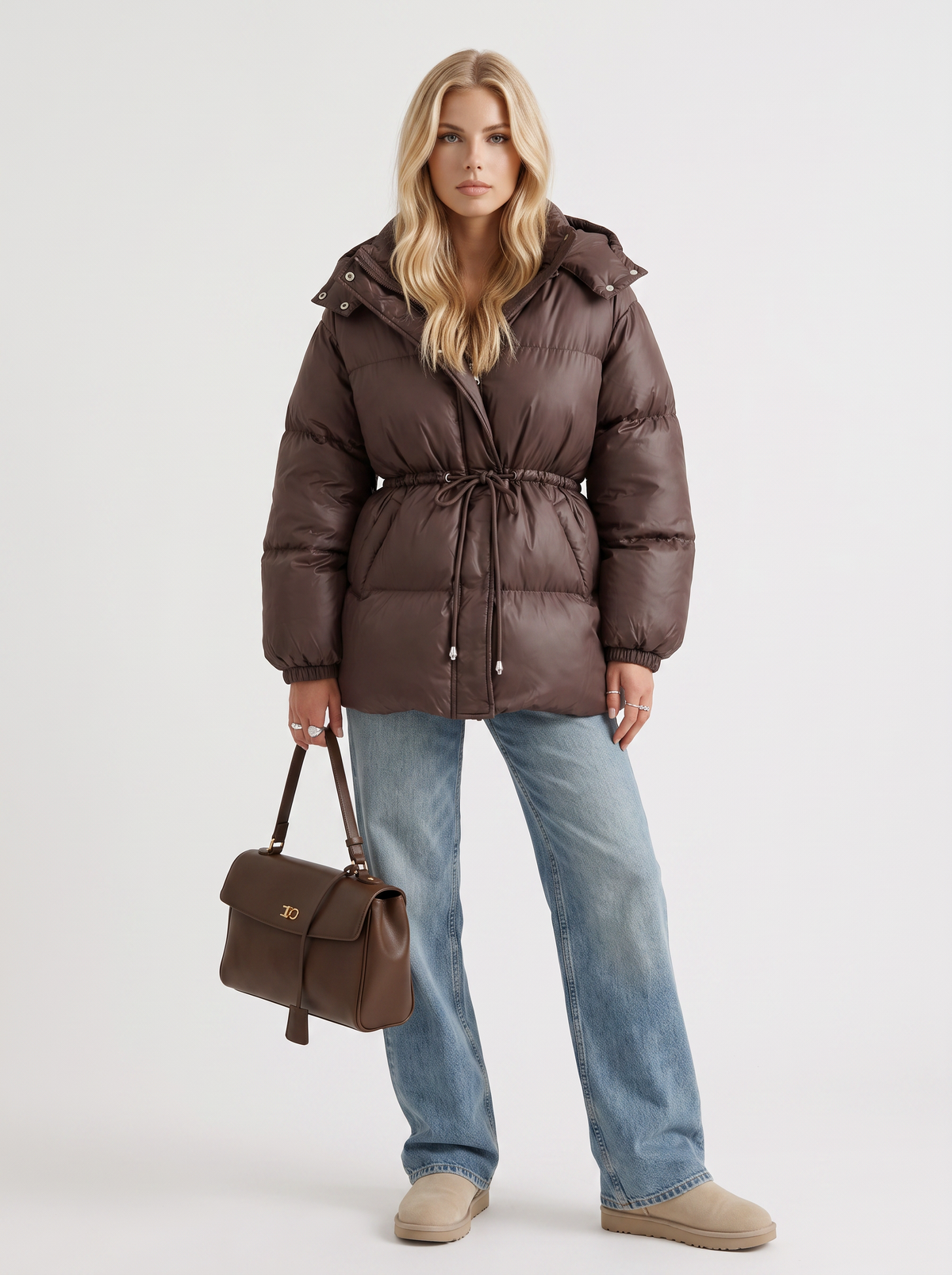 Damenjacke mit Kapuze und taillierter Passform - 2