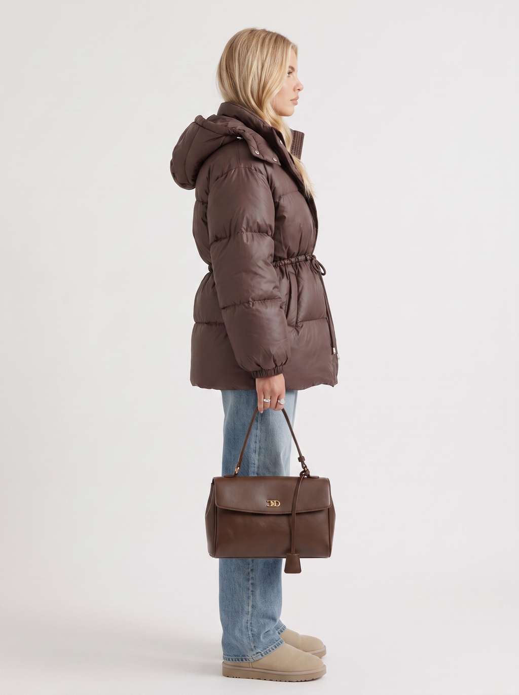 Damenjacke mit Kapuze und taillierter Passform - 4