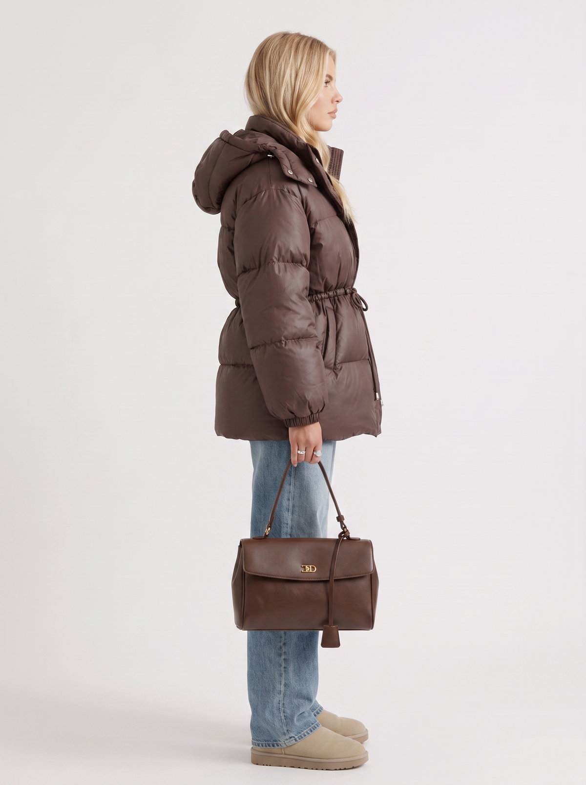 Damenjacke mit Kapuze und taillierter Passform - 4
