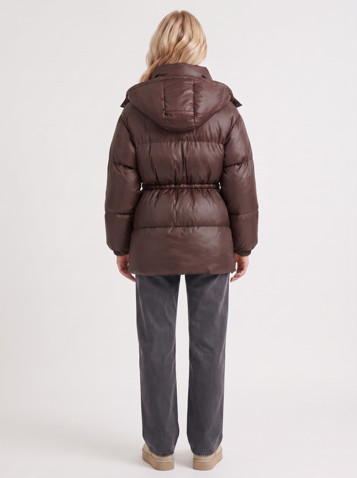 Damenjacke mit Kapuze und taillierter Passform - 5