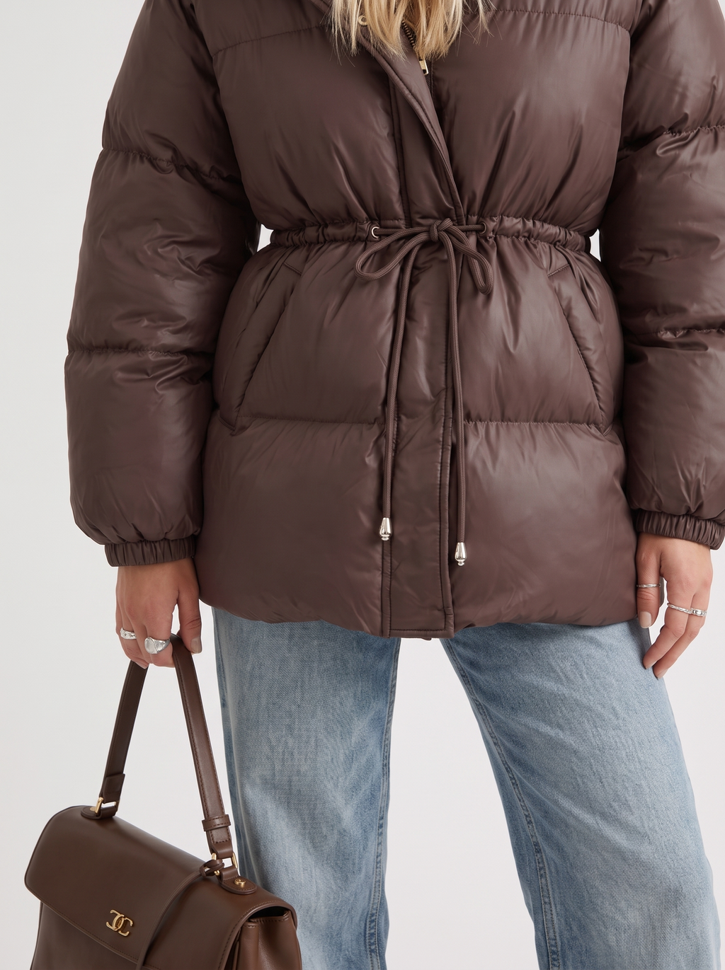 Damenjacke mit Kapuze und taillierter Passform - 6
