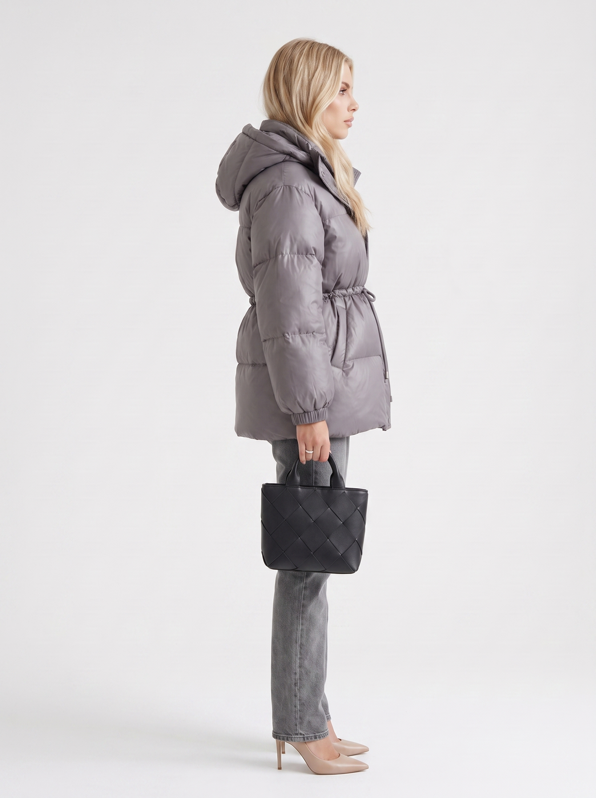 Damenjacke mit Kapuze und taillierter Passform - 15