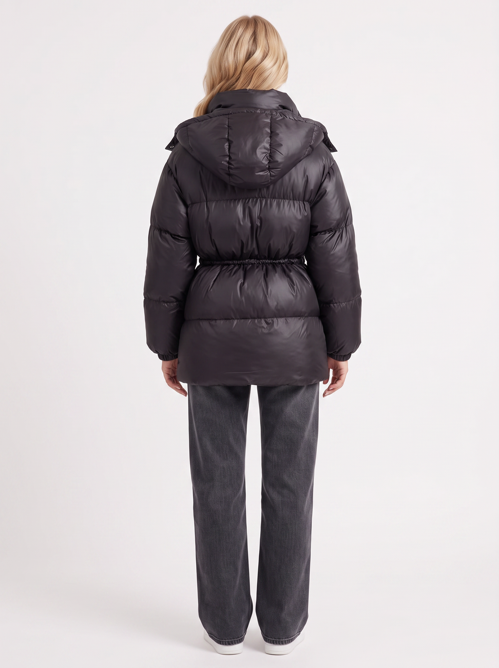 Damenjacke mit Kapuze und taillierter Passform - 23
