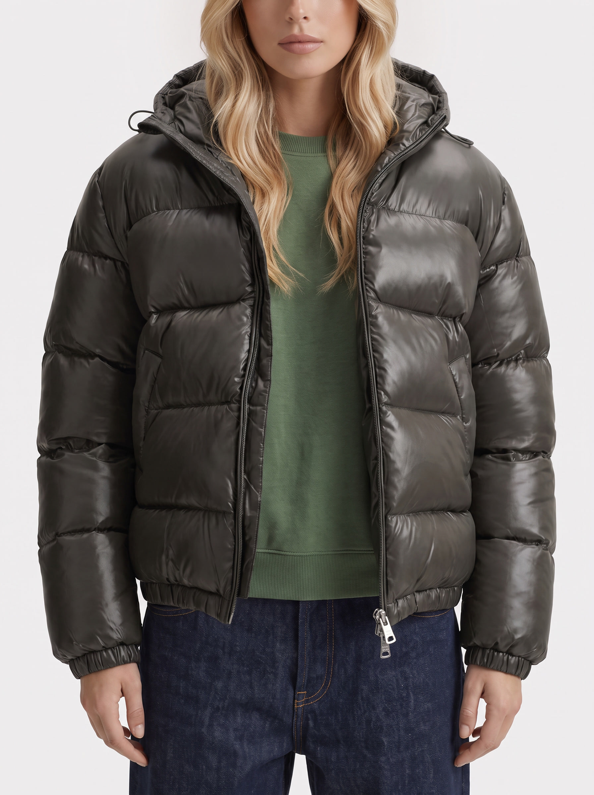 Damenjacke mit Kapuze und lässigem Schnitt - 6