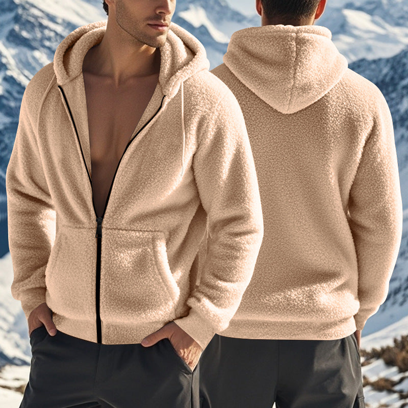 Herrenjacke mit Kapuze und lässiger Passform - 3