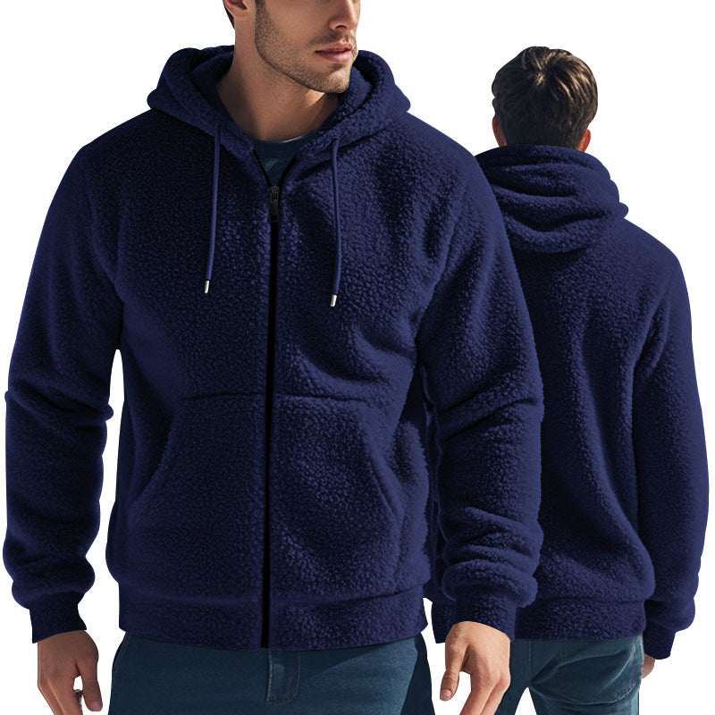 Herrenjacke mit Kapuze und lässiger Passform - 4