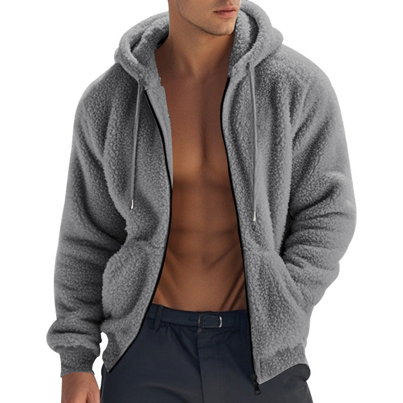 Herrenjacke mit Kapuze und lässiger Passform - 5