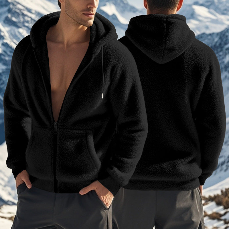 Herrenjacke mit Kapuze und lässiger Passform - 6