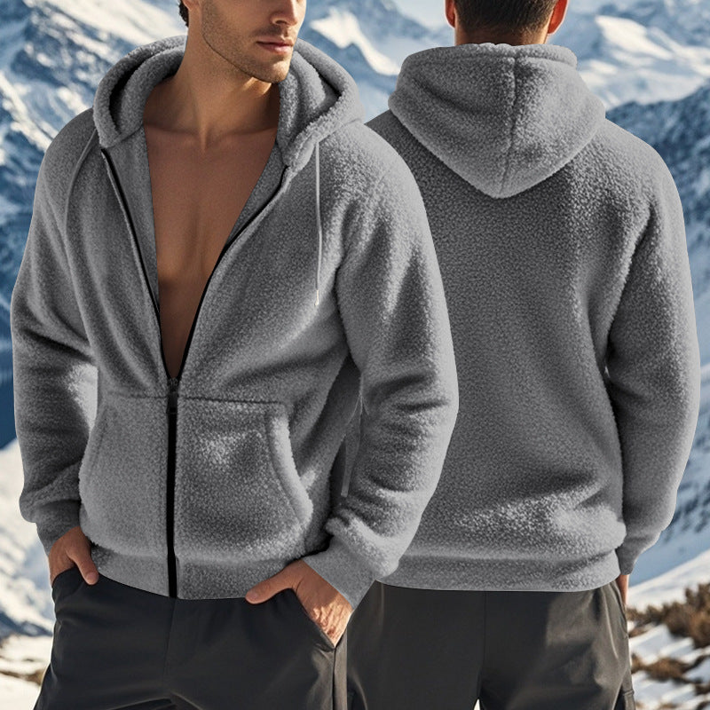 Herrenjacke mit Kapuze und lässiger Passform - 8