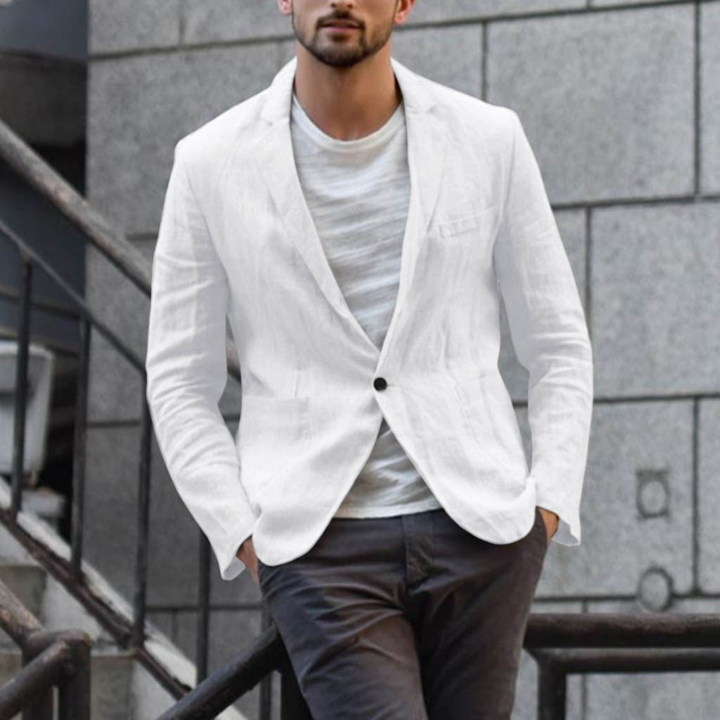Herrenblazer mit lässigem Schnitt und praktischen Taschen - 4