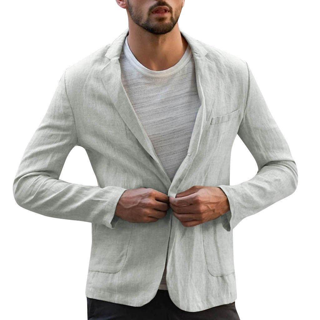 Herrenblazer mit lässigem Schnitt und praktischen Taschen - 6