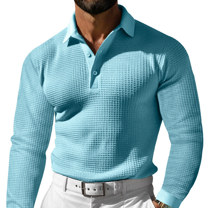 Herren Poloshirt mit modernem Schnitt und praktischem Kragen - 1
