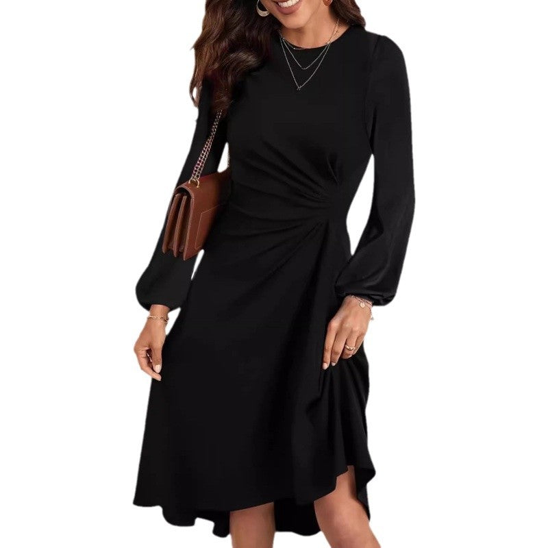 Damen Kleid mit langen Ärmeln und figurschmeichelndem Schnitt - 6
