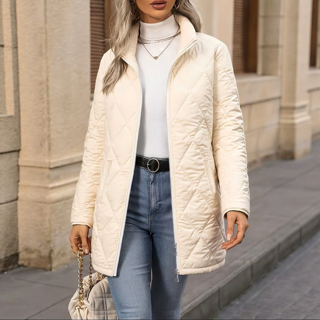 Damen Steppjacke mit lässigem Schnitt und praktischen Taschen - 3