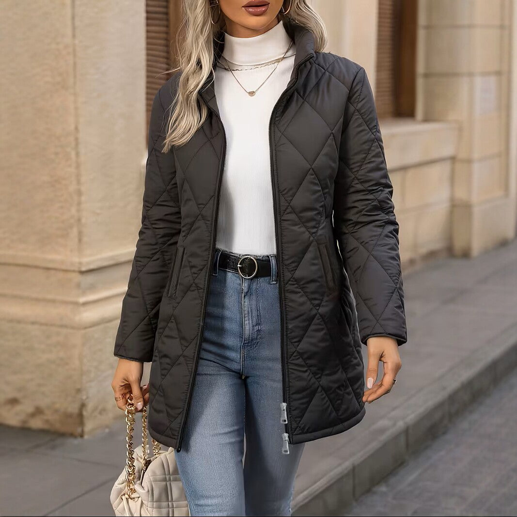 Damen Steppjacke mit lässigem Schnitt und praktischen Taschen - 6