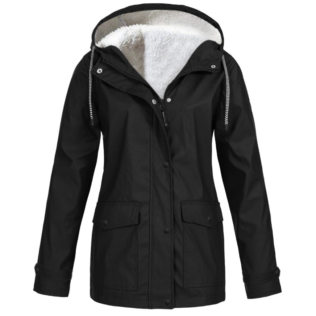 Damen Jacke mit Kapuze und gefüttertem Innenleben - 2