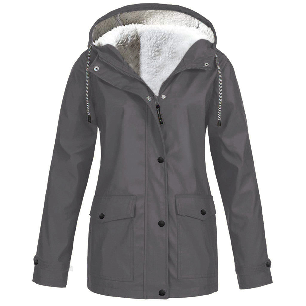 Damen Jacke mit Kapuze und gefüttertem Innenleben - 3
